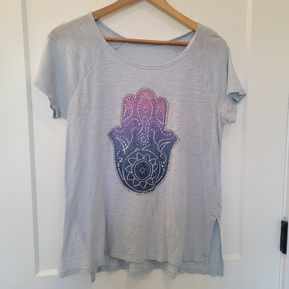 Lucky Brand Yoga Tee ~ Medium - Picture 3 of 5